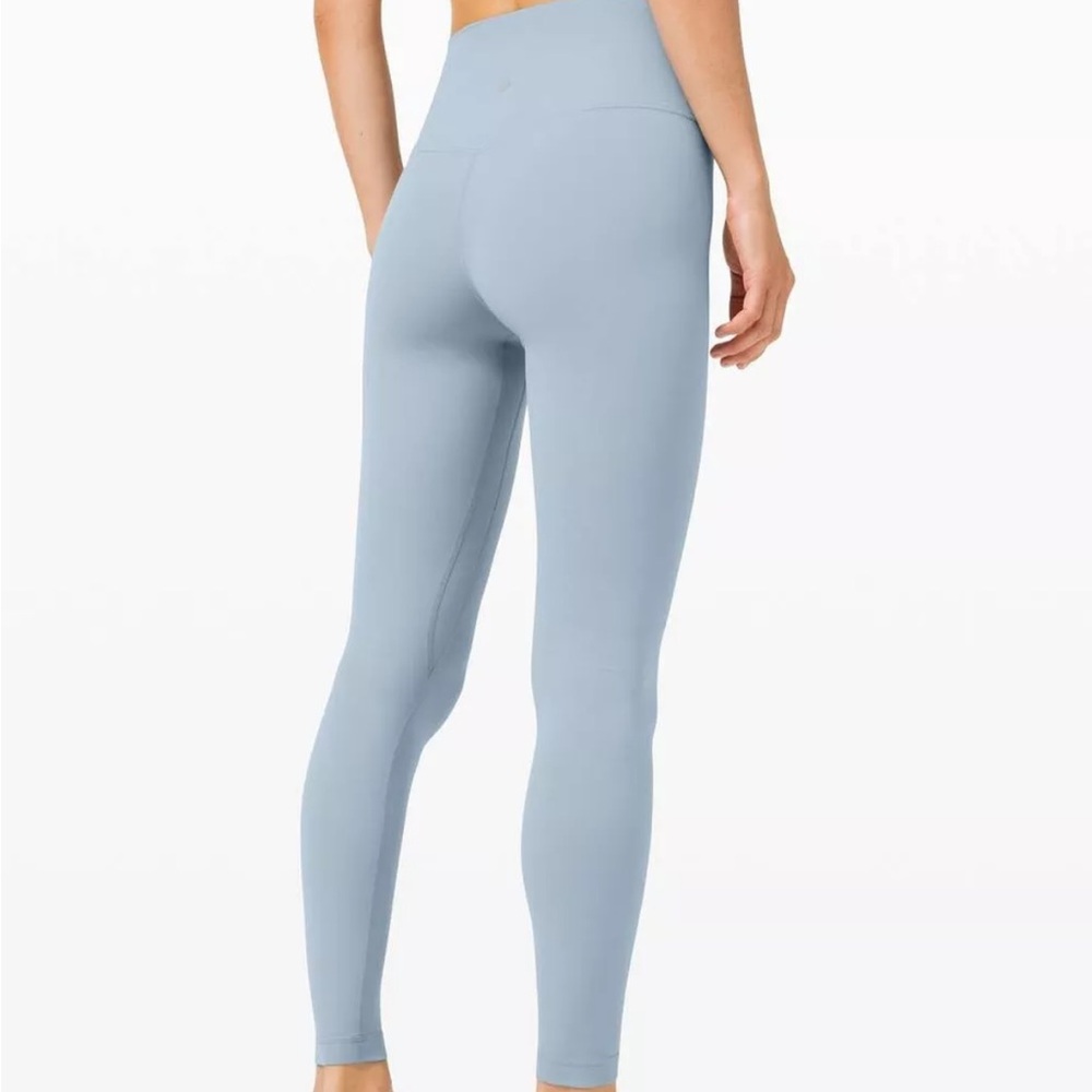 SOLD ❌Lululemon Align HR Pant 28” Charmbray Size 8 High Rise Tight Blue